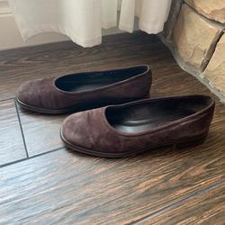 Coach Shoes | Coach Brown Suede Loafers Sz 8 | Color: Brown | Size: 8