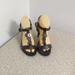 Coach Shoes | Coach Black Signature Strappy Sandals | Color: Black/Gray | Size: 10