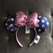 Disney Accessories | Minnie Mouse Polka Dot Headband | Color: Blue | Size: Os