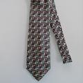 Burberry Accessories | Burberry Men's Silk Tie | Color: Black/Green/Red/White | Size: Os