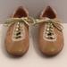 Coach Shoes | Coach Tan Suede Leather Sneakers Walkers Sz9m | Color: Tan | Size: 9m