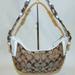 Coach Bags | Coach Soho Signature Hobo Bag Purse Handbag 6266 | Color: Tan/White | Size: Os