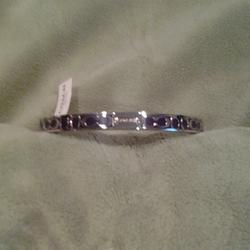 Coach Jewelry | Coach Slip On Bracelet Nwt | Color: Brown/Silver | Size: Os