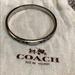 Coach Jewelry | Coach Bangle Bracelet | Color: Black | Size: Os