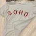 Brandy Melville Tops | Brandy Melville Soho Crop Top Teeshirt | Color: Red/White | Size: One Size