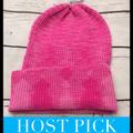 American Eagle Outfitters Accessories | Host Picknwot American Eagle Slouchy Knit Cap | Color: Pink | Size: Os