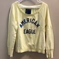 American Eagle Outfitters Tops | Final Markdownamerican Eagle Sweatshirt Size M | Color: Blue/Yellow | Size: M