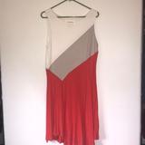 Anthropologie Dresses | Fun, Summer Dress From Anthropologie. | Color: Cream/Orange | Size: M