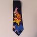 Disney Accessories | Disney Pooh And Friends Black Tie | Color: Black/Orange | Size: Os