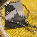 Disney Jewelry | Disney Kingdoms & Castles Collection Necklace. Nwt | Color: Gold/Green | Size: Os