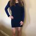 Athleta Dresses | Athleta Navy Blue Sweater Dress | Color: Blue | Size: M