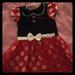Disney Dresses | Disney Minnie Dress | Color: Black/Red | Size: 2tg