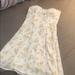 American Eagle Outfitters Dresses | Aeo Yellow Floral Dress | Color: White/Yellow | Size: Xxs