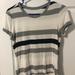 American Eagle Outfitters Tops | American Eagle Striped Shirt | Color: Gray/White | Size: S