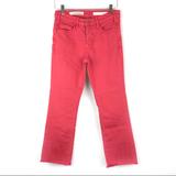 Anthropologie Jeans | Anthropologie | Pilcro Script High-Rise Cropped | Color: Red | Size: 26