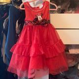 Disney Dresses | Disney Store Dress | Color: Black/Red | Size: 24mb