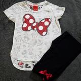 Disney Shirts & Tops | Girl's Minnie Tunic | Color: Red/White | Size: Xs 4/5