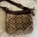 Coach Bags | Coach Signature Convertible Hobo Crossbody | Color: Brown | Size: 10x10”