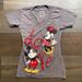 Disney Tops | Love Minnie Mickey Disney T-Shirt | Color: Gray | Size: Xs