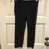 Athleta Pants & Jumpsuits | Athleta Cropped Capri Black Leggings Small | Color: Black | Size: S