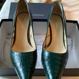 Burberry Shoes | Authentic Burberry Classic Pumps | Color: Green | Size: 7.5