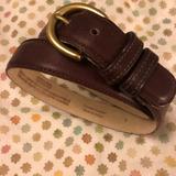 Coach Accessories | Coach Mahogany Leather Belt S | Color: Brown | Size: Small