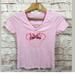 Disney Tops | Disney Parks Women Minnie Mouse Pink Shirt Xs Bow | Color: Pink | Size: Xs