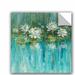 Bungalow Rose Water Lily Pond Removable Wall Decal Vinyl in Blue/Green/White | 10 H x 10 W in | Wayfair B64B326F412F4D9CB7D06CAB5A94282E