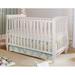 Harriet Bee Deering 4-in-1 Convertible Crib w/ Toddler Guardrail Wood in White | 38 H x 29 W in | Wayfair 009W