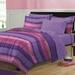 Trule Dwyer Purple/Pink Microfiber Comforter Set Polyester/Polyfill/Microfiber in Pink/Yellow | Queen | Wayfair 2A745303PU