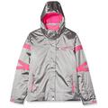 Spyder Mädchen Podium Jacke, Silber (Silver), 14