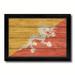Spot Color Art 'Bhutan Country Flag' Framed Print on Canvas in Yellow | 21 H x 30 W x 1 D in | Wayfair 6455WB2130