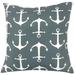 Halleli The Pillow Collection Sham Polyester | 26 H x 26 W x 8 D in | Wayfair EURO-PP-ODT SAILOR-CAVERN-P100