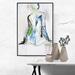 Ebern Designs 'Glamour Pose' Framed Painting on Canvas Canvas, Wood | 61.75 H x 41.75 W x 1.75 D in | Wayfair 40743719D1D44FDE90995D729CA9271D