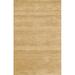 White 24 x 0.35 in Indoor Area Rug - East Urban Home Contemporary Light Brown Area Rug Polyester/Wool | 24 W x 0.35 D in | Wayfair