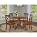 Charlton Home® Schramm Drop Leaf Rubberwood Dining Set Wood in Black | Wayfair 36180308F92E47BDB114C936FCC19DBD