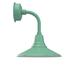 Longshore Tides Paulina 1-Light LED Barn Light Metal in Green/White | 22.25 H x 14.25 W x 17.38 D in | Wayfair BCAW14JA-101J