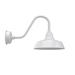 Latitude Run® Vandervliet LED Outdoor Barn Light Metal in White | 14.88 H x 14.25 W x 26 D in | Wayfair BGYW14WH-15W