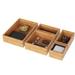 Latitude Run® Airis 5-Compartment Box Organizer - Tray Storage for Kitchen, Office, Bedroom, & Bathroom in Brown | 2.5 H x 10.5 W x 7 D in | Wayfair