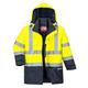 Portwest Bizflame Rain Hi-Vis Multi-Protection Jacket, Size: 4XL, Colour: Yellow/Navy, S779YNR4XL