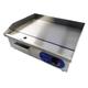 TAIMIKO Electric Griddle Commercial Counter Top Stainless Steel Hot Plate Kitchen Grill 3KW Fried Pans Burger Bacon Egg Fryer Barbeque (Full Flat)