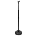 Pyle Microphone Adjustable Height Speaker Stand Metal in Black | 8.9 H x 1.7 W x 1.7 D in | Wayfair PMKS5