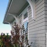 Ekena Millwork Standard Bryant Architectural Grade PVC Bracket, Wood | 10 H x 2 W x 5 D in | Wayfair BKTP02X10X10BRY