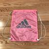 Adidas Bags | Addidas Drawstring Backpack | Color: Pink/Silver | Size: 18x14.5”