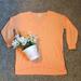 J. Crew Sweaters | J Crew Factory V- Neck Lightweight Pullover Sweater | Color: Orange | Size: S