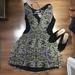 Madewell Dresses | Madewell Sliming Floral Dress, Worn Once | Color: Black | Size: 4