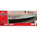 Airfix Ship Model Building Kits - RMS Titanic Miniature Craft Kit, 1/400 Scale Model Boat Kits for Adults to Build, Incl. Titanic Model Ship, Paint, Brushes & Poly Cement - Titanic Gifts for Men