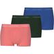 Calvin Klein Men's 3 Pack Low Rise Trunks - Cotton Stretch Boxers, Pink (POMELO/DUFFEL BAG/TEMPE BLUE), S