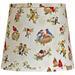 Beautiful Birds Linen Drum Lamp Shade 10x12x10 (Spider)