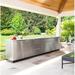 NewAge Products Stainless Steel 3-Piece Modular Outdoor Kitchen Cabinet Stainless Steel in Gray | 35.5 H x 96 W x 24 D in | Wayfair 66772